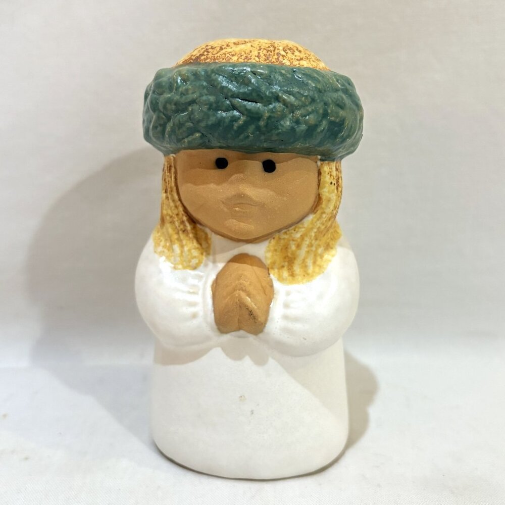 Lisa Larson Rorstrand Sweden Santa Lucia Queen of Light Figurine Candle Holder